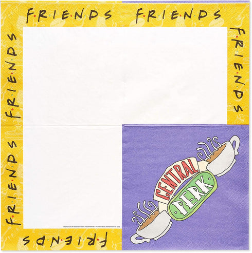 American Greetings Friends Party Supplies, Lunch Napkins, 50-Count