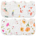 Zainpe 6Pcs Snap Muslin Cotton Bibs for Baby, Adjustable Burp Cloths with 6 Absorbent Layers for Feeding and Teething