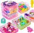 Stackable Sensory Bin, Unicorn & Pet Sensory Sand, Unicorn and Pet Sandbox