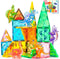 SYNCFUN Magnetic Building Tiles Dinosaur Set for Kids, 50PCS Including 5 Cute