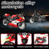 MQDMINI 4-Pack 3-12 Pull-Back Motorcycle Toys - Friction Powered Kids Toy Cars with Lights, Sounds & Automatic Drive