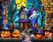 Springbok Haunted Halloween Party 1000 Piece Jigsaw Puzzle for Adults - Haunted
