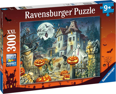Ravensburger Halloween House 300 XXL Piece Jigsaw Puzzle for Kids - 13264 - Every Piece is Unique, Pieces Fit Together Perfectly