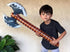 Inflatable Weapons - Diamond Swords, Axes & Hatchet, Blow Up Party Favors for Boys & Girls, 6 Pack