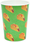 American Greetings Taco Party Supplies - 16 oz. Reusable Plastic Cups (8-Count)