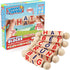 Wooden Reading Blocks, Creative Kids Set of 5 Spinning Alphabet Blocks w/Easy-Grip Handles - Kindergarten Preschool