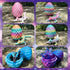 CHolic 12PCS 3D Printed Dragon Eggs with Dragon Inside, Mini Dinosaur Eggs Articulated Crystal Animal Fidget Toy