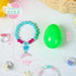 JOYIN 12 Pack Prefilled Easter Eggs with Jewelry Toys Inside, Beads Bracelets and Rings for Kids Egg Hunt, Girls Party