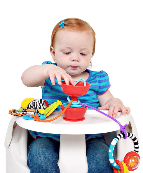6-12 Grapple, the Baby Suction Cup Toy Holder for High Chair, Stroller and Teething Toys for Babies Months. One of Your