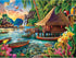 Bits and Pieces - 300 Piece Jigsaw Puzzle for Adults - 18" x 24" Tropical Landscape Island Ocean Jigsaw