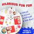 36 10-15 8-12 The Lunch Room Family Card Game Fast Paced Food Fight Party Game for Kids & Adults, Fun for Players, Easy