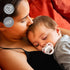 0-6 2-Count, Medela Baby Pacifier | Day and Night Glow in The Dark | Months | Lightweight | BPA-Free | Supports Natural