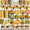 BenLouis 96Pcs Construction Party Favors Excavator Tractor Theme School Stationery Set Bulk