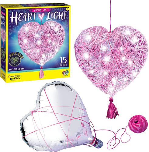 Creativity for Kids String Art Heart Light Kit | Create a Glowing