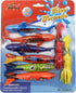 Haktoys Pool Diving Torpedo Toys, Underwater Sinking Torpedoes Set for Indoor and Outdoor Swimming Activity