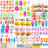 Fumogym 312PCS Easter Egg Fillers for Kids Boys Girls Basket Stuffers Party Favors Easter Toy Gifts Egg Hunt Party