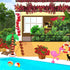 meekoo 6 Pieces Jumbo Inflatable Palm Trees, Coconut Trees, Pink Flamingos, Colorful Beach Balls for Hawaii Luau Party