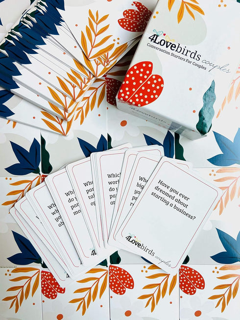 Couples Games – 100Pcs Conversation Starters for Couples – Easy to Play Date Night Games