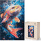 ESTROSO Magical Wooden Puzzle for Adults with Beautiful Rainbow Trout Fish Design -