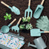 Set 14Pcs Kids Gardening Gardening Tools for Kids with Tote Bag,Watering Can, Shovel, Apron, Garden Book and More