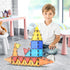 60 Set 60pcs 3D PicassoTiles Piece Magnet Building Tiles Clear Magnetic Blocks Construction Playboards - Creativity