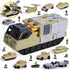 XDUOYJOY Military Tank Toy Sets with Launchable Missiles, Army Toys with 9