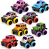 8 Pack Die-cast Mini Monster Truck, Pull Back Alloy Trucks Toy, Mini Pull Back Cars for Kids Party Favors