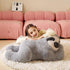 Giant Sloth Stuffed Animal Plush Toy, Jumbo 30" Cute Big Size Fluffy Plushie for Kids' Birthday Gifts