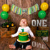 TUTOTU 1st Farm High Chair Banner - Green Tractor Birthday Party Decoration
