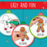 7 6+) Creativity for Kids Holiday Easy Sparkle Window Art Craft Kit: Create Window Art Designs, Holiday Crafts