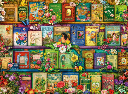 Buffalo Games - Aimee Stewart - Vintage Summer Books - 1000 Piece Jigsaw Puzzle for Adults