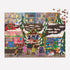 Galison Merry Mixer, 1000 Piece Foil Joy Laforme Jigsaw Puzzle with Gold Foil Accents
