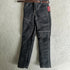 1/6 Custom Scale Clothes T-Shirt + Jean Trousers for 12" Male Action Figure Doll Clothes Toy in Black