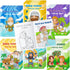 Zainpe 24Pcs Christian Bible Stories Coloring Books for Kids Bible Study Easter