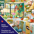 1000 23" 23" eeBoo Piece Puzzle - Springtime Kitchen Jigsaw Puzzle for Adults, Square x Made with Recycled Board
