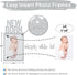PartyHooman 1st Birthday Photo Banner for Baby, First Birthday Decorations Girl, Monthly Milestones Garland, Silver