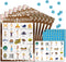 Bible Bingo Party Game Cards, Christian Nativity Bingo, Party Favor for 24 Players, Adult Party Games Supplies for