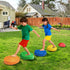 voopark 5 Pack 3-6, Stepping Stones for Kids - Non-Slip Balance Stepping Stones, Sensory Outdoor Toys for Toddlers Age