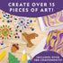 8-12, National Geographic Mega Arts and Crafts Kit for Kids Mosaic Kit, Marbling Paint Kit & Air Dry Clay Pottery Kit