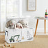 Sweet Jojo Designs Construction Truck Boy Small Fabric Toy Bin Storage Box Chest For Baby Nursery or Kids Room - Grey