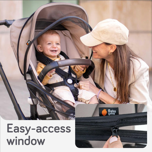 3D Baby Uma Baby Mosquito Net for Stroller - Universal Stroller Mosquito Net Cover, Breathable & Tear-Resistant Mesh