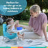 6+ 3-Point Summer Nuby Pop-Up Booster Seat with Removable Tray - Months - Portable Booster Seat for Floor