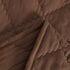 NTBAY Down Alternative Toddler Comforter, Lightweight Solid Color Baby Crib Quilted Blanket, 39x47 inches, Brown