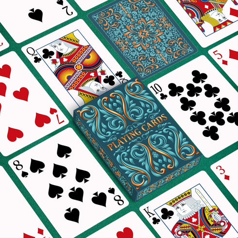 Wkchxd 2 Pack, Set, Playing Cards Deck of Cards, Standard Playing Cards for Adult, Premium Poker Card Deck of Playing