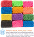 Special Supplies Fun Foam Modeling Foam Beads Play Kit, 12 Blocks Educational Clay for Arts Crafts, Reusable Container