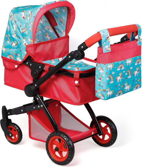 New - Fash n kolor Baby Doll Stroller, Foldable Pram for Baby