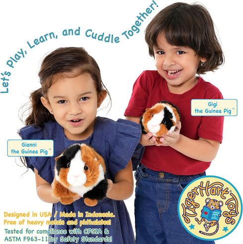 6 Inch TigerHart Gigi The Guinea Pig - Stuffed Animal Plush