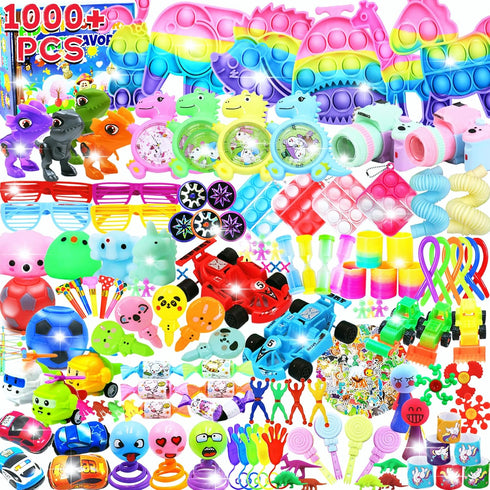 WEBROD 1000+ PCS Party Favors for Kids,Fidget Toys Pack,Christmas Stocking Stuffers,, Birthday Gift,