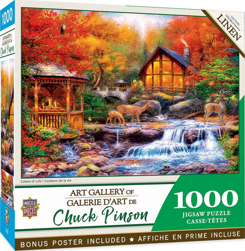 MasterPieces 1000 Piece Jigsaw Puzzle - Colors of Life for Adults, Family, or Youth, 19.25"x26.75"