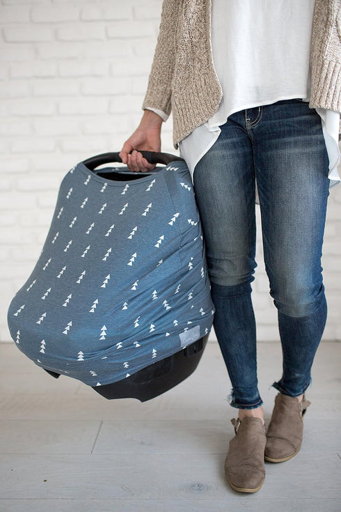 North Copper Pearl Multi-Use Cover: Car Seat, Nursing, Stroller - Stretchy Fabric, Stylish Designs